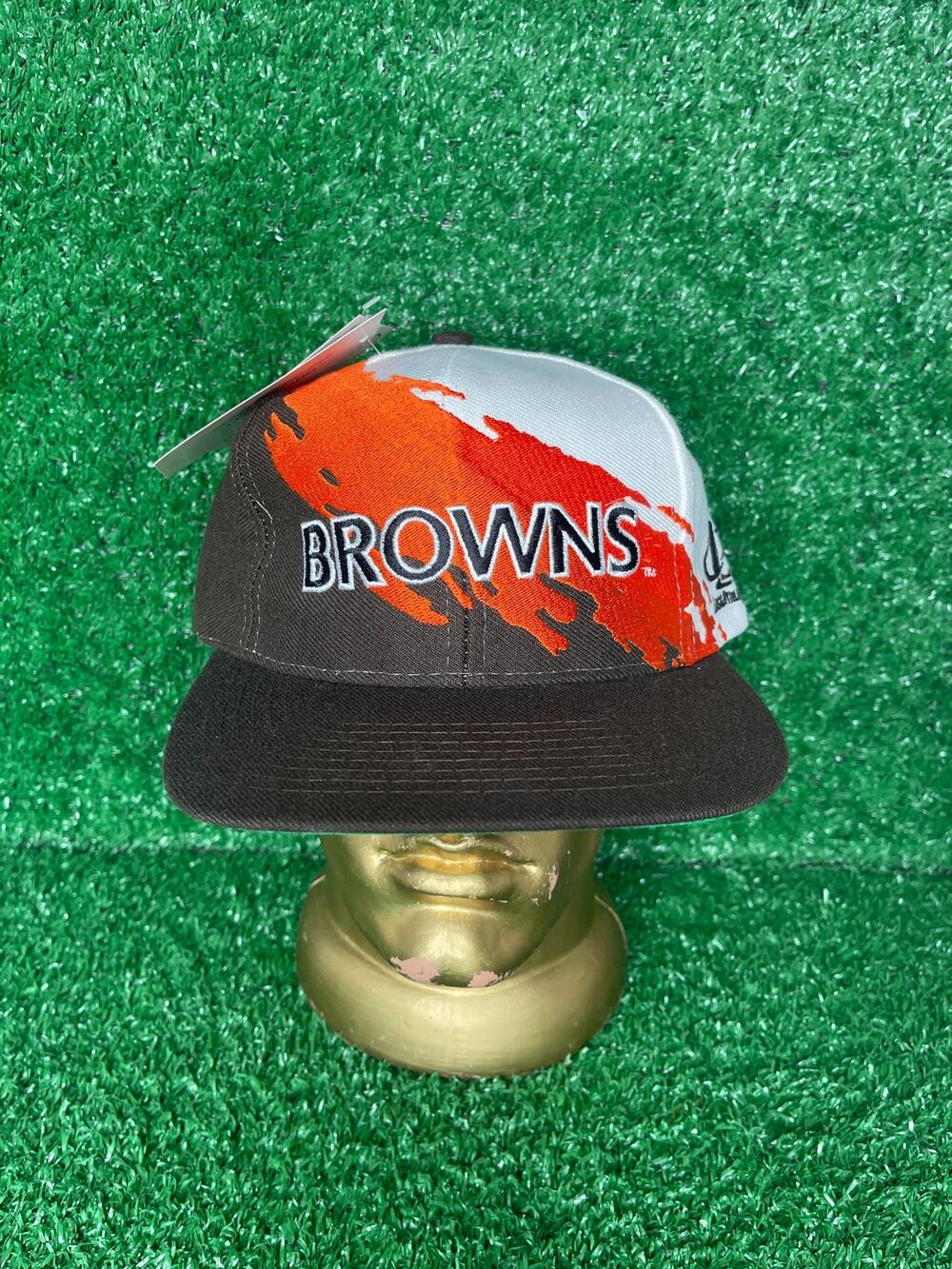Vintage 90’s Cleveland Browns NFL Proline LOGO-ATHLETIC Splash Hat NWT
